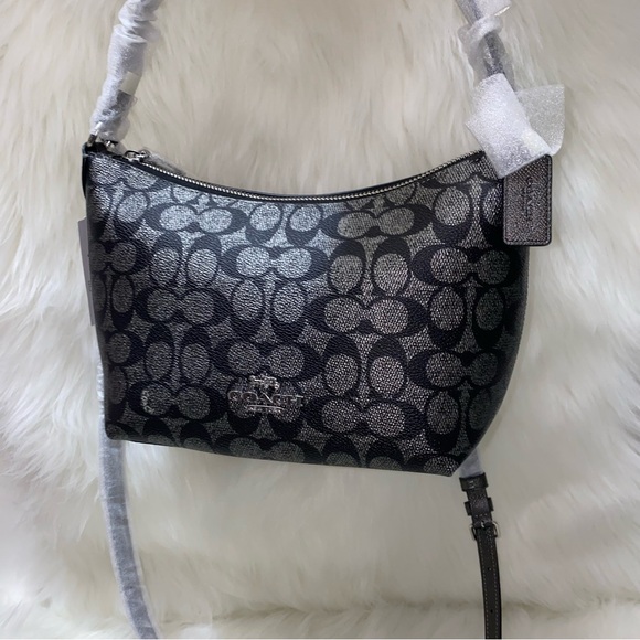 Coach 🩶🖤🩶 signature purse New - Picture 15 of 16
